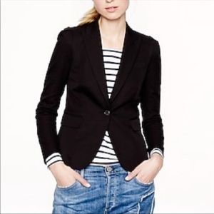 J. Crew Puff Sleeve Black Blazer (00)